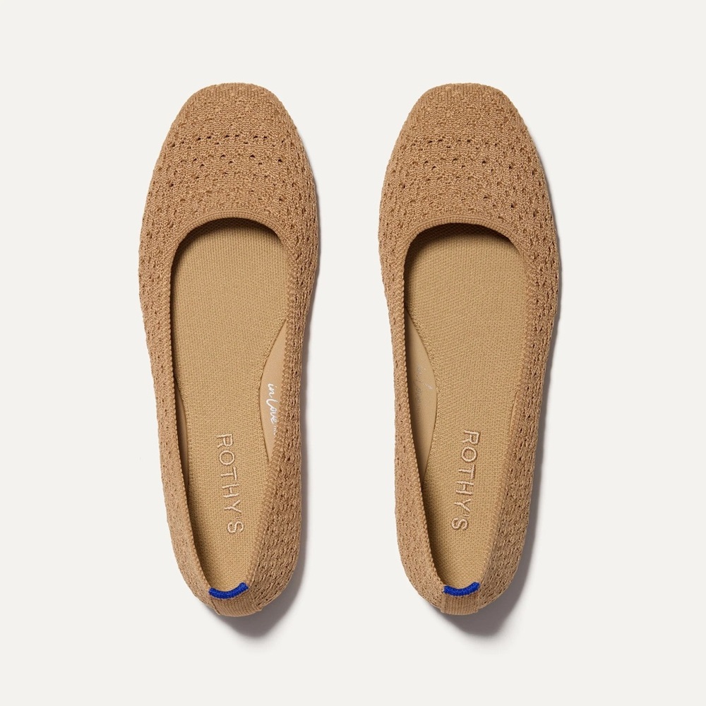 Rothy's | The Max Square Flat in Wren Crochet